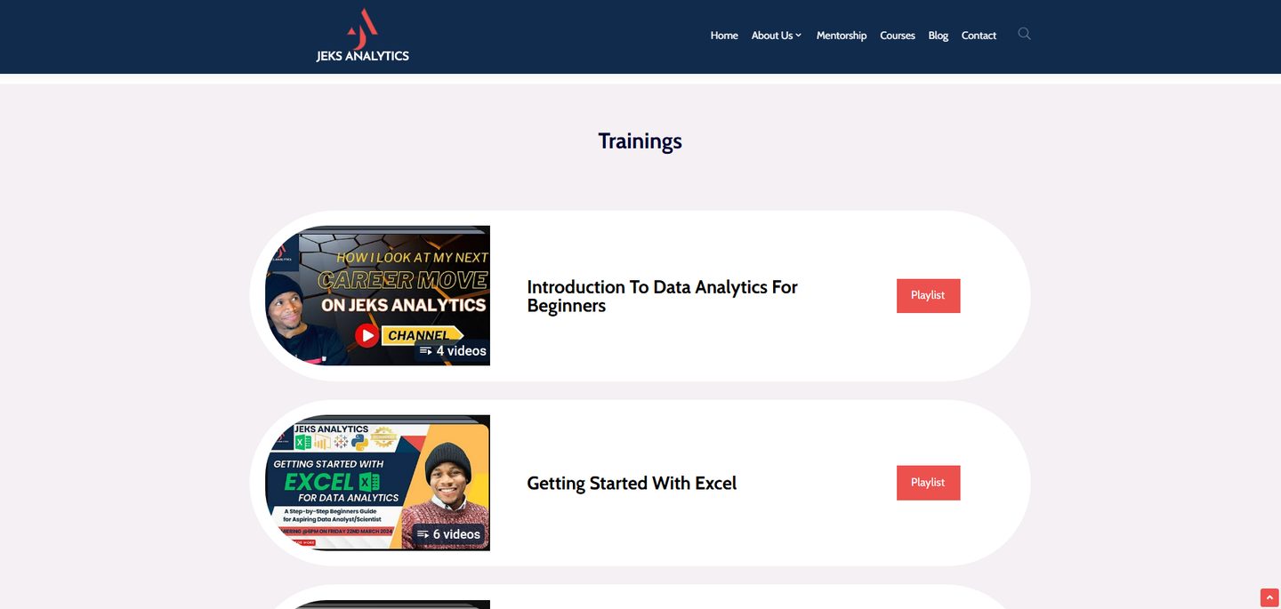 Jeks Analytics — interior